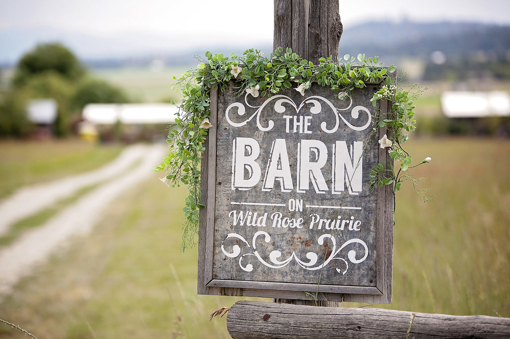 Wedding at the Barn on Wild Rose Prairie